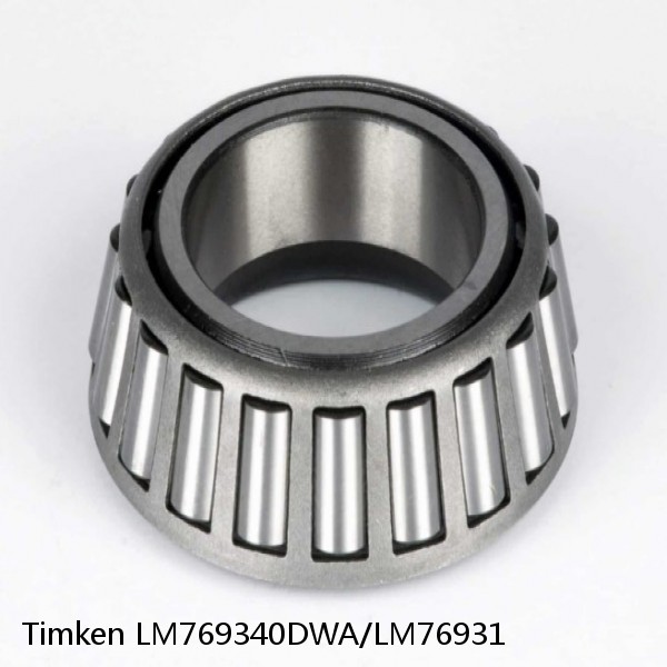 LM769340DWA/LM76931 Timken Tapered Roller Bearing #1 small image