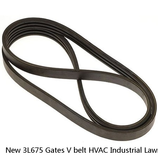 New 3L675 Gates V belt HVAC Industrial Lawn Mower 3/8" x 67.5" OD    3L 675 #1 small image
