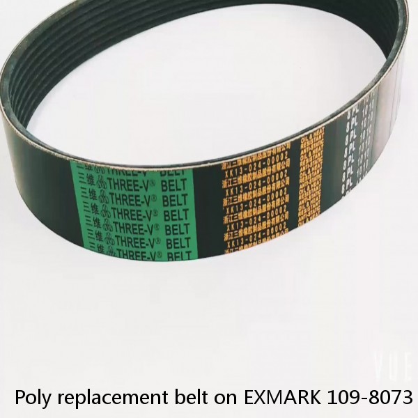 Poly replacement belt on EXMARK 109-8073 1098073 135-5774 Lazer Z with 60" decks #1 small image