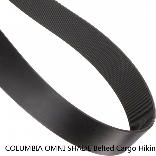COLUMBIA OMNI SHADE Belted Cargo Hiking Shorts Mens Sz 30 Army Green Nylon/Poly #1 image