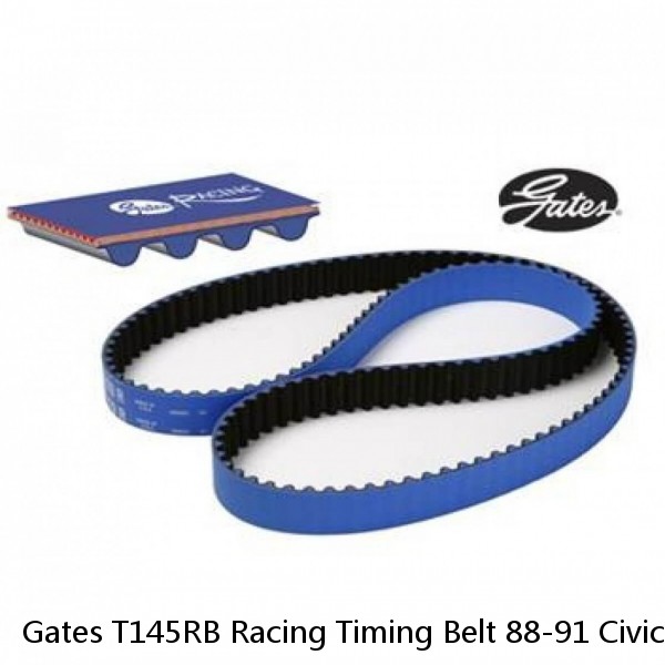 Gates T145RB Racing Timing Belt 88-91 Civic Si CRX Si D16A6 Engines ONLY - Blue #1 image