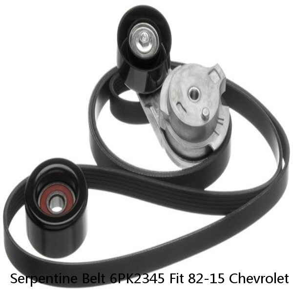 Serpentine Belt 6PK2345 Fit 82-15 Chevrolet Ford GMC Mercury 4.8L 5.3L 6.0L #1 image
