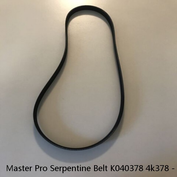 Master Pro Serpentine Belt K040378 4k378 - New - Old Stock #1 image
