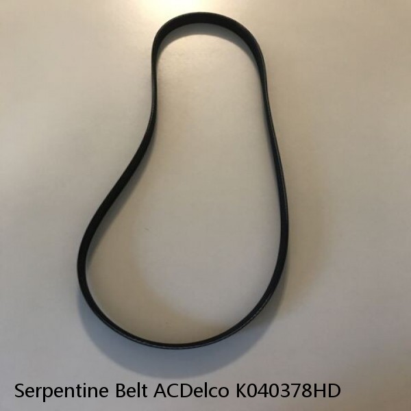 Serpentine Belt ACDelco K040378HD #1 image